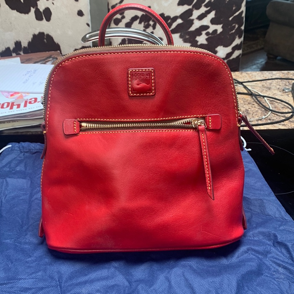 Brand New Red Dooney and Bourke backpack 10x10x3